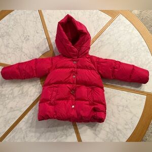 Jacadi Hot Pink Down Puffer Jacket